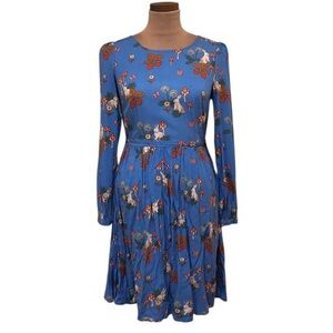 ModCloth Princess Highway Blue Bunny Dress